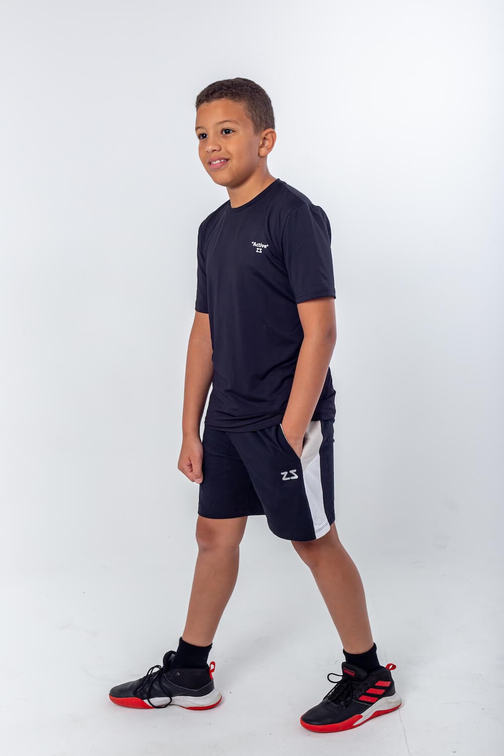 3 tone black short4