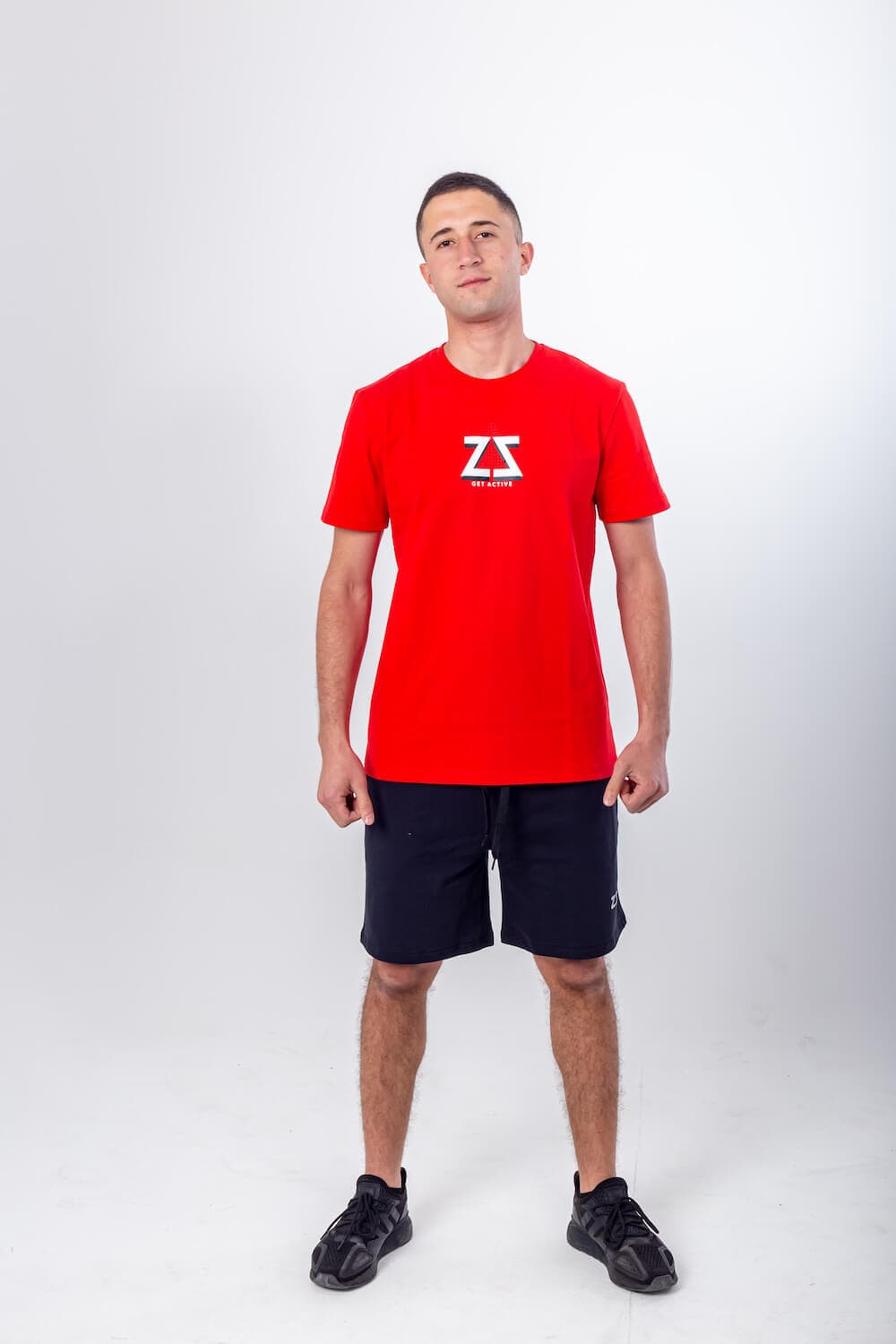 get active red tshirt 