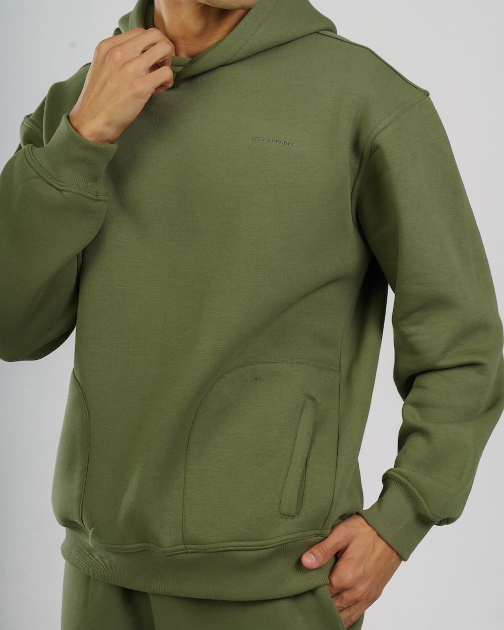 olive hoodie men