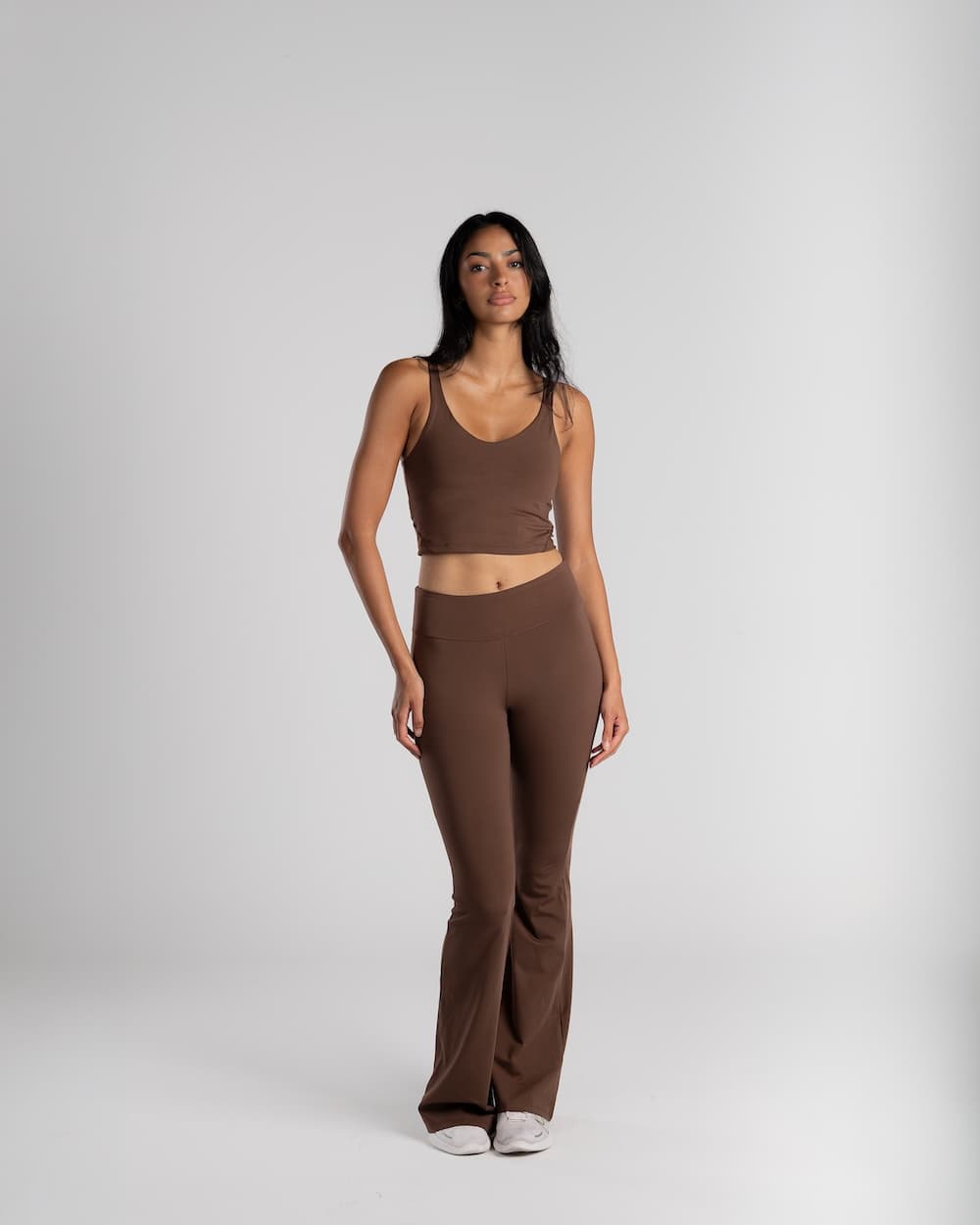 yoga pants brown women