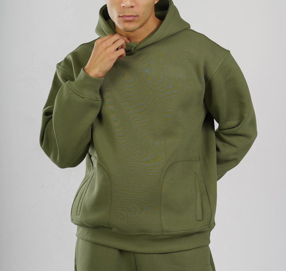 olive hoodie men